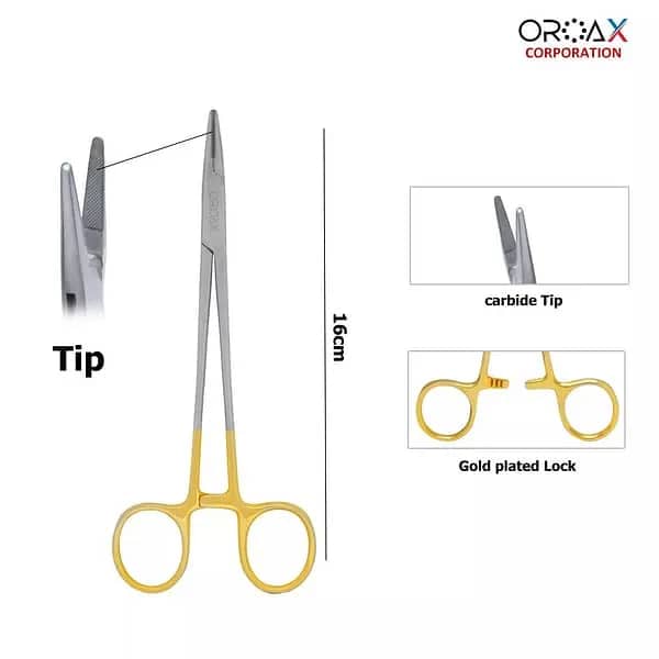 Portaagujas Mayo Hegar TC 16cm